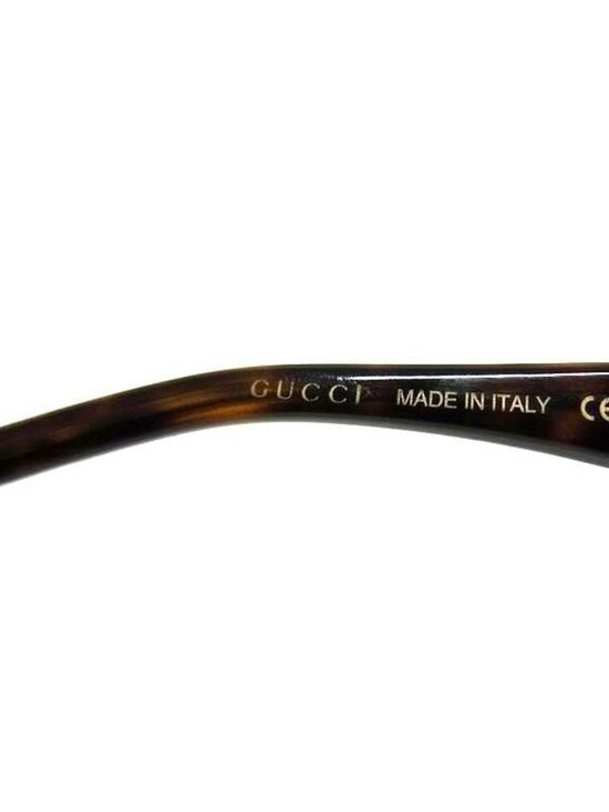 Gucci Sunglasses Brown Clear Green Acetate Tortoiseshell Style main image 5